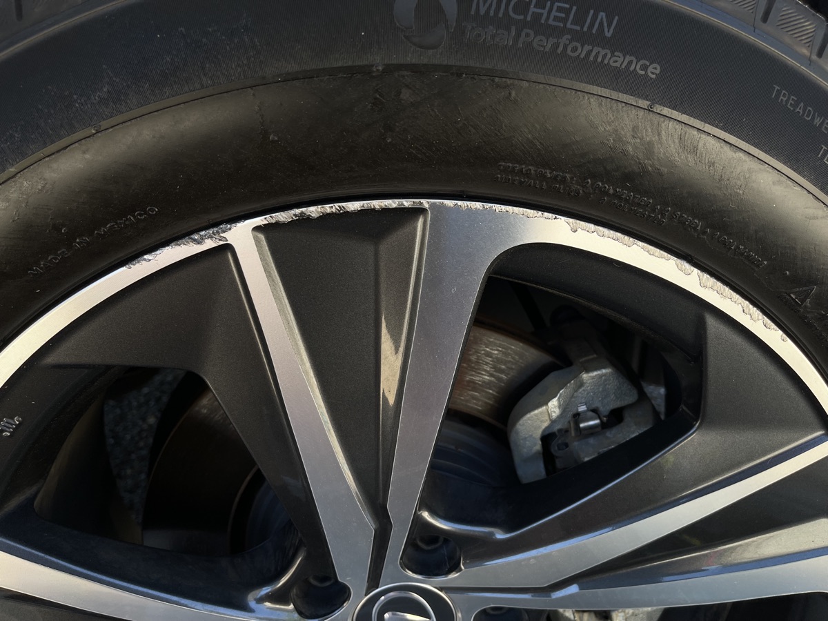 Before: 2024 Lexus Rim Edge Restoration